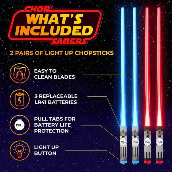 LED Lightsaber Chopsticks Sweet Home Vibes