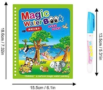 Magic Water Coloring Book(pack of 4)